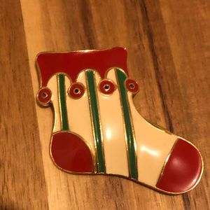 🎄Christmas Stocking Brooch Pin 🎄